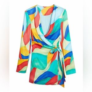 WeWoreWhat Satin Dress